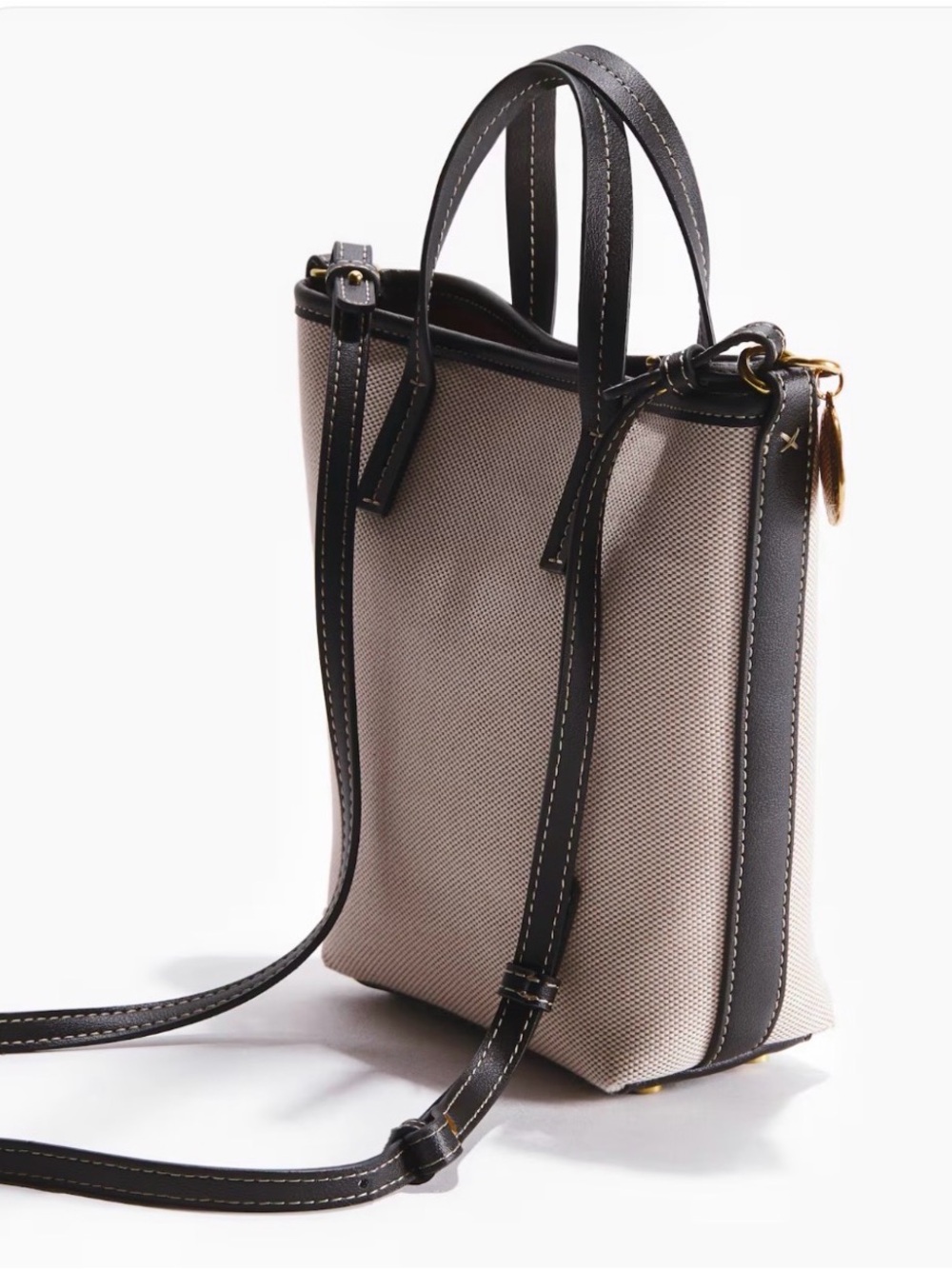 NWT STELLA MCCARTNEY FOR H&M SMALL TOTE/CROSSBODY LOGO BAG - Picture 5 of 12